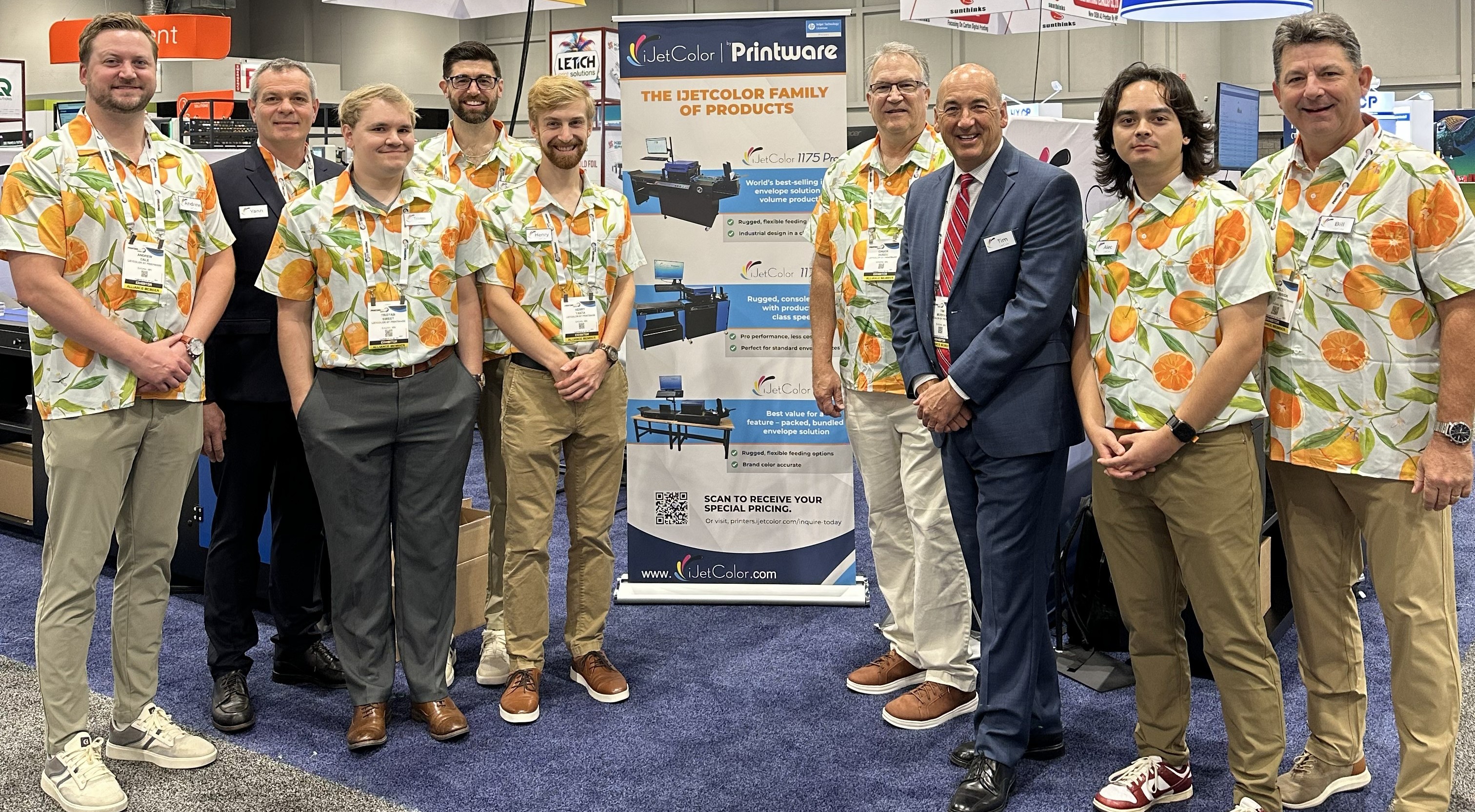 Exhibition with Printware Staff